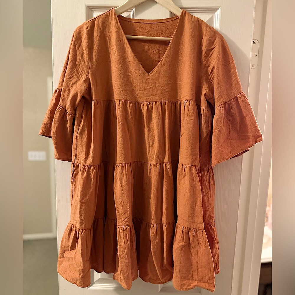 Women’s Shein Terra-cotta Boho Dress